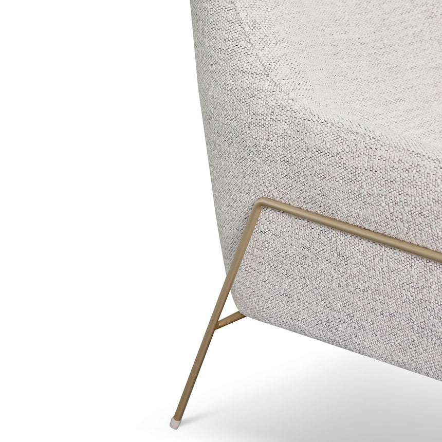CLC8326-KSO Fabric Armchair - Fog Grey
