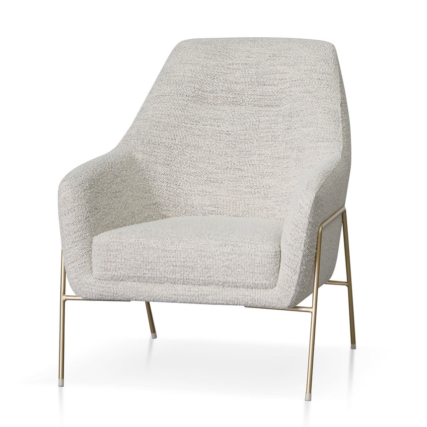 CLC8326-KSO Fabric Armchair - Fog Grey