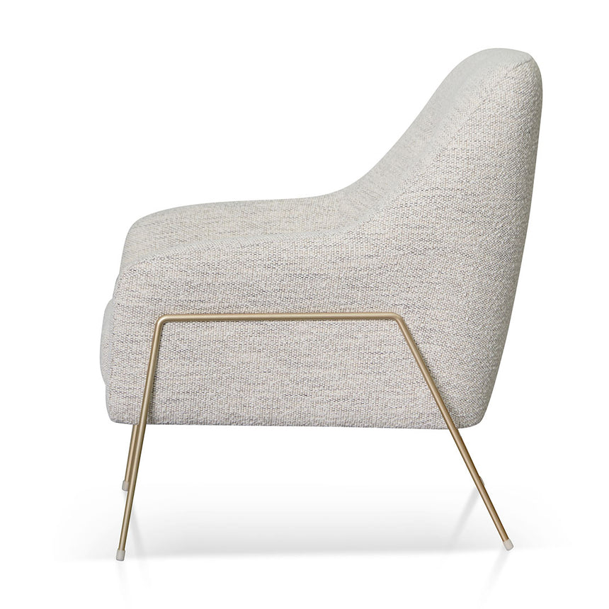 CLC8326-KSO Fabric Armchair - Fog Grey