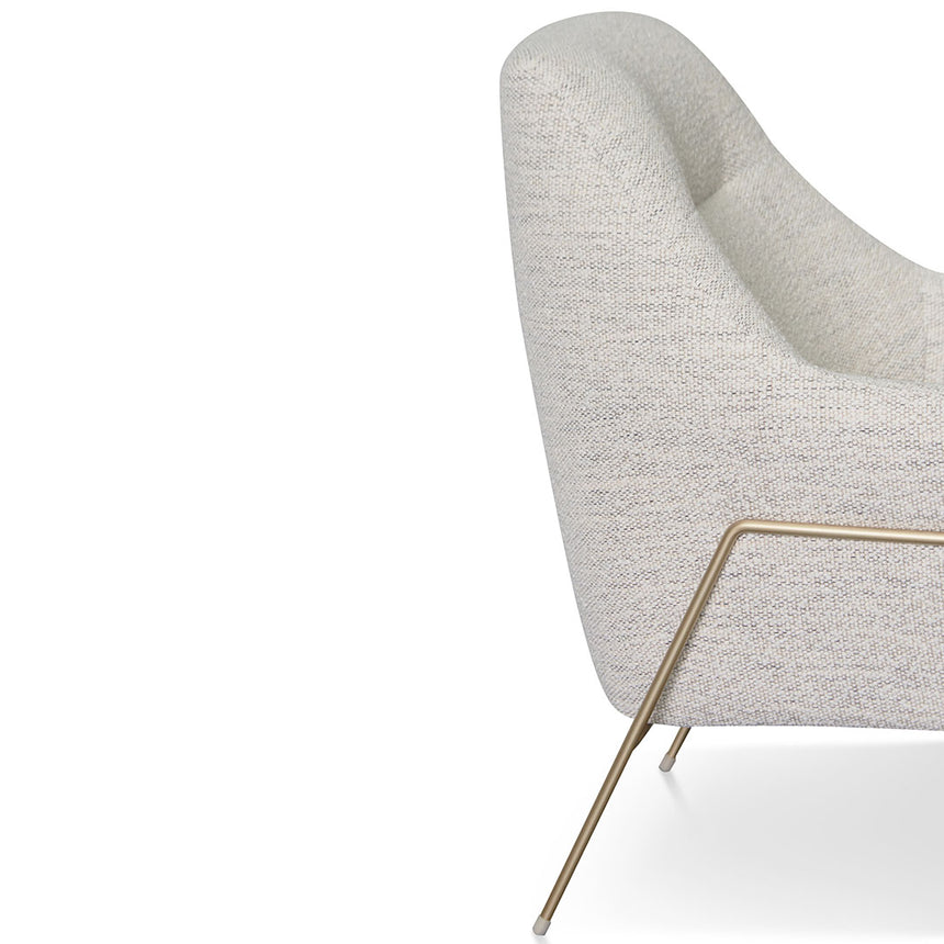 CLC8326-KSO Fabric Armchair - Fog Grey