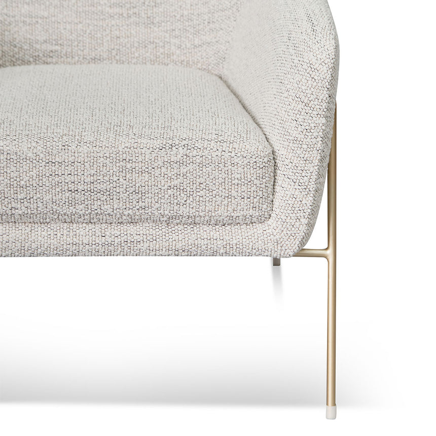 CLC8326-KSO Fabric Armchair - Fog Grey