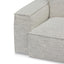 CLC8332-KSO Left Chaise Fabric Sofa - Fog Grey