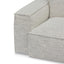 CLC8332-KSO Left Chaise Fabric Sofa - Fog Grey