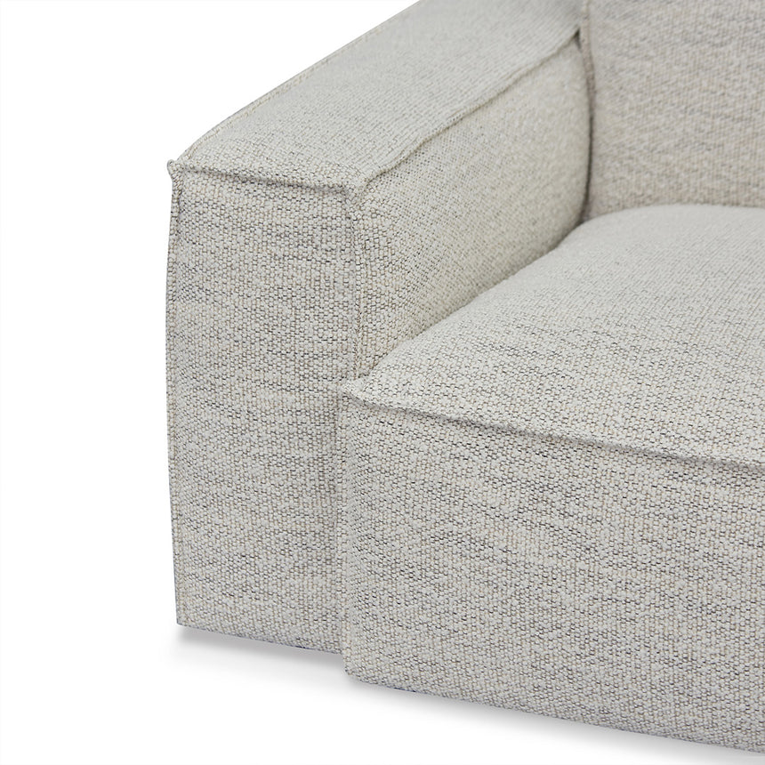 CLC8332-KSO Left Chaise Fabric Sofa - Fog Grey