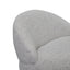 CLC8333-KSO Swivel Fabric Lounge Chair - Fog Grey