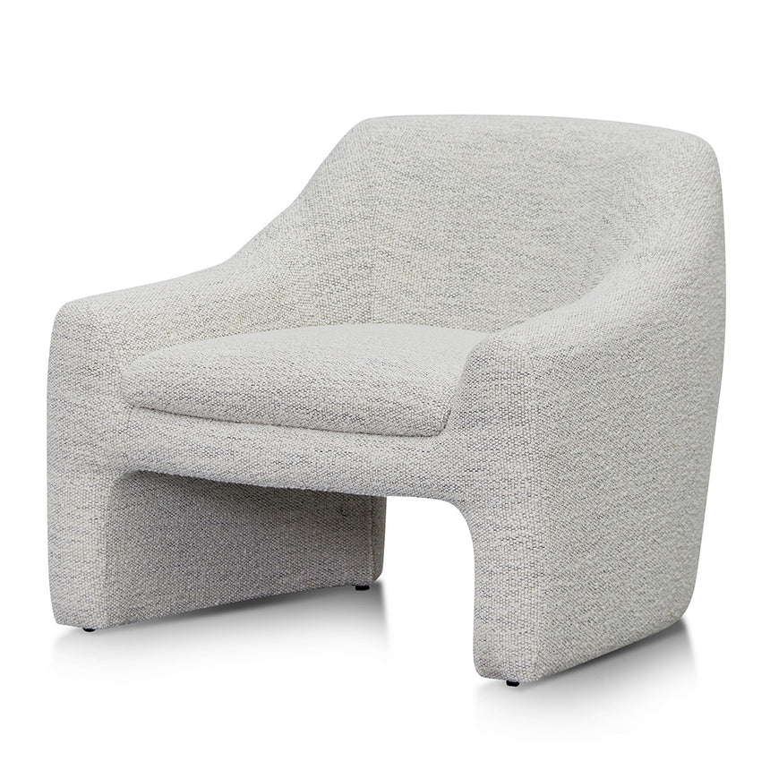 CLC8218-IG Lounge Chair - Ivory White Boucle
