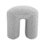 CLC8423-YY Round Ottoman - Pepper Boucle