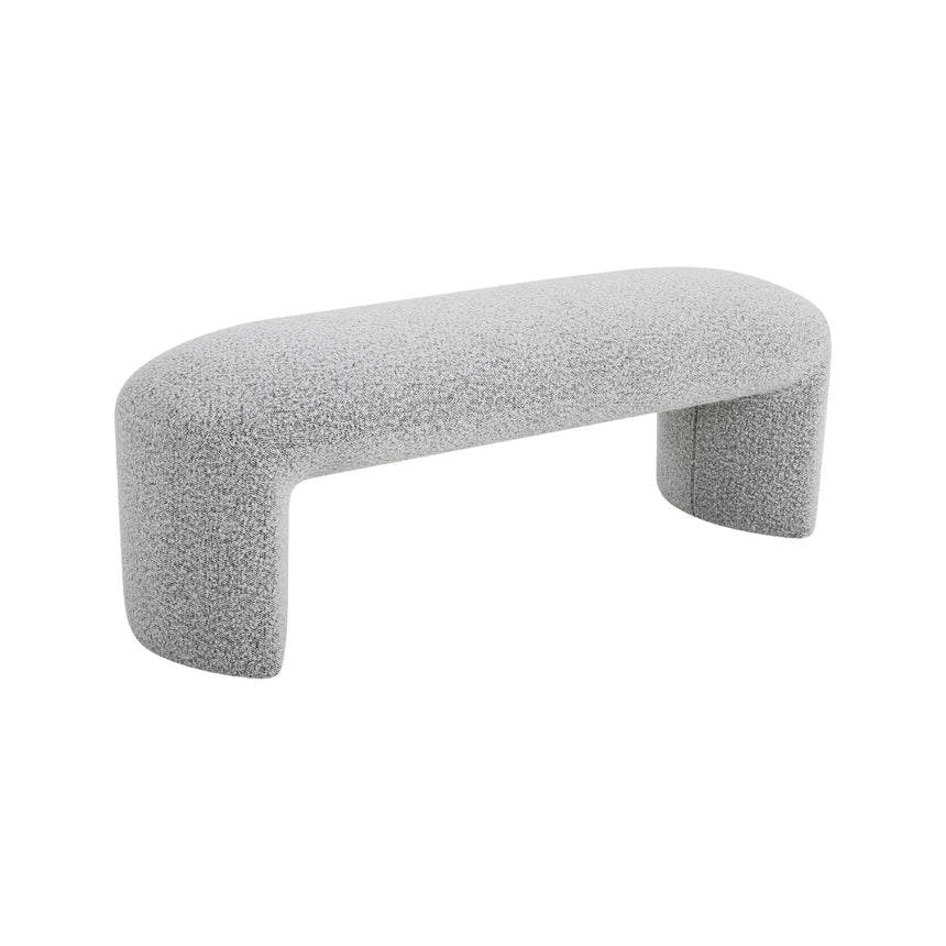 CLC8669-YY 1.5m Long Ottoman Bench - Brown Boucle