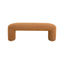CLC8426-YY 1.2m Long Ottoman Bench - Brown Boucle