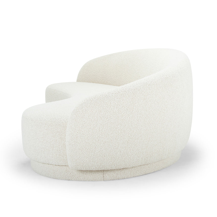 CLC8467 4 Seater Fabric Sofa - Cream Boucle