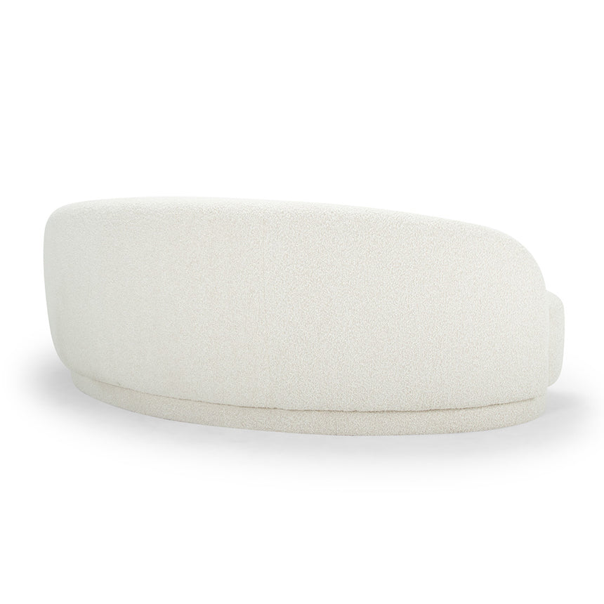 CLC8467 4 Seater Fabric Sofa - Cream Boucle