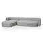 CLC8471-CA Left Chaise Sofa - Grey