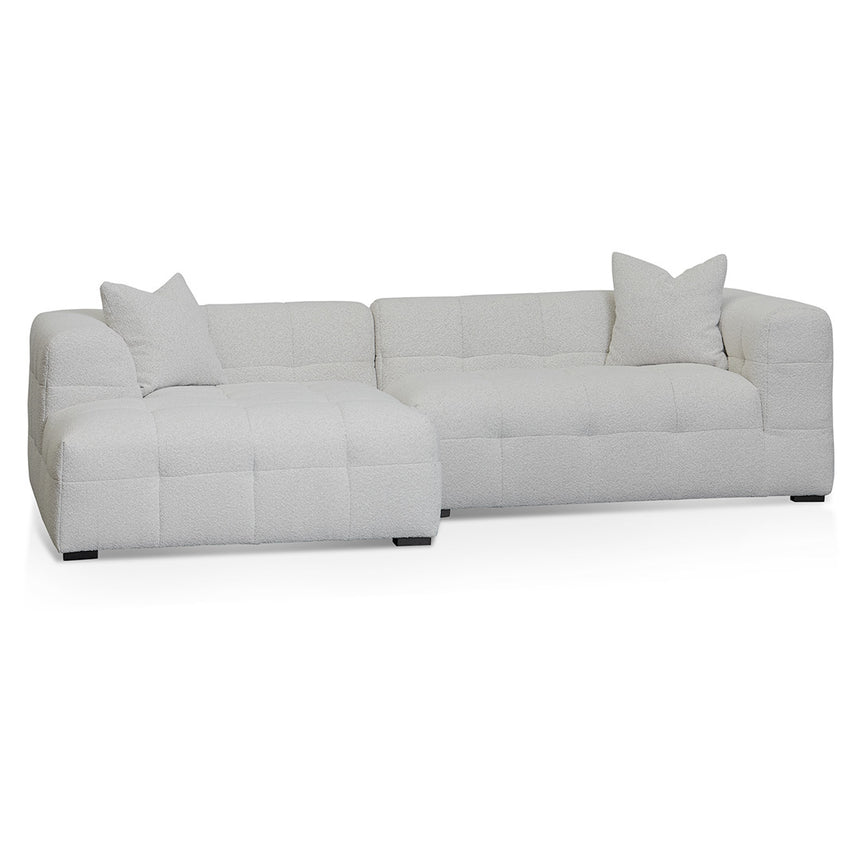 CLC8473-CA Left Chaise Sofa - Pearl Boucle
