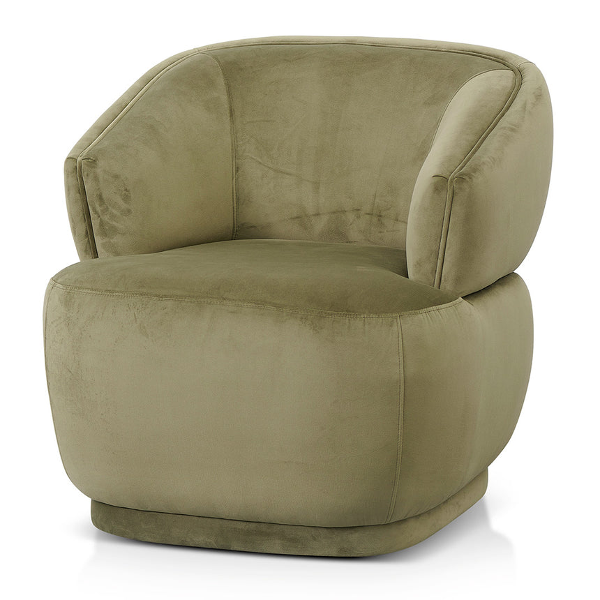 CLC2849-CA Velvet Lounge Wingback Chair in Light Texture Grey