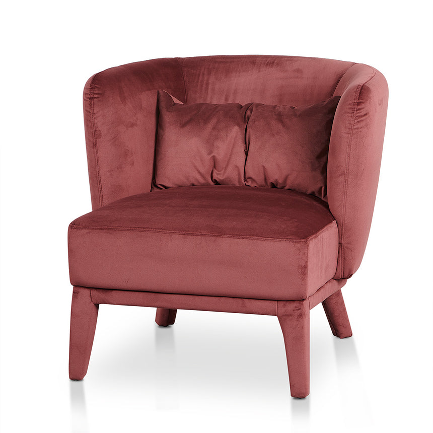 CLC10467-CA Fabric Swivel Armchair - Red Bronze