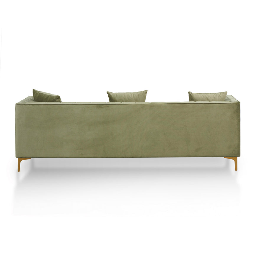 CLC8516-FS 3 Fabric Seater Sofa - Elegant Sage