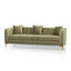 CLC8516-FS 3 Fabric Seater Sofa - Elegant Sage