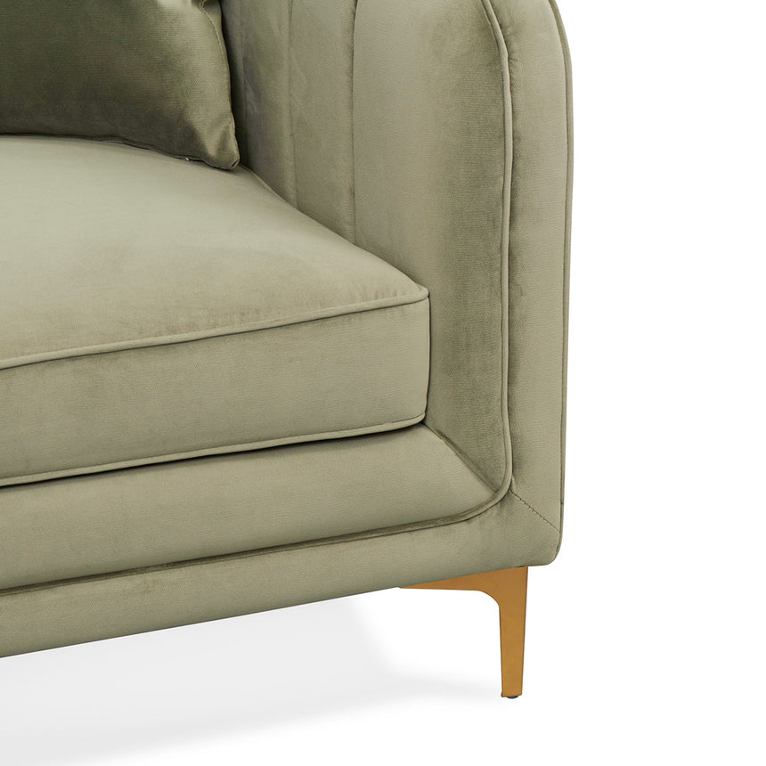 CLC8516-FS 3 Fabric Seater Sofa - Elegant Sage