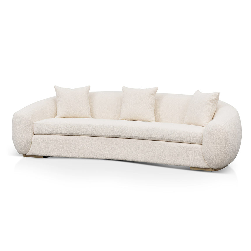 CLC8177-IG 3 Seater Sofa - White Wash Boucle