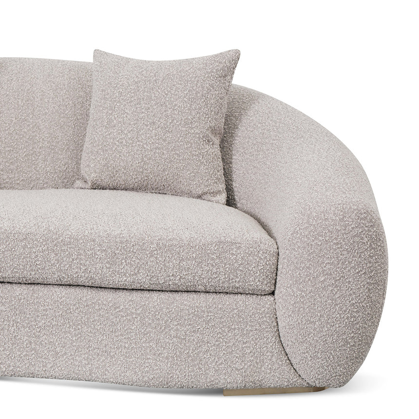 CLC8536-FS 3 Seater Sofa - Ash Grey Boucle