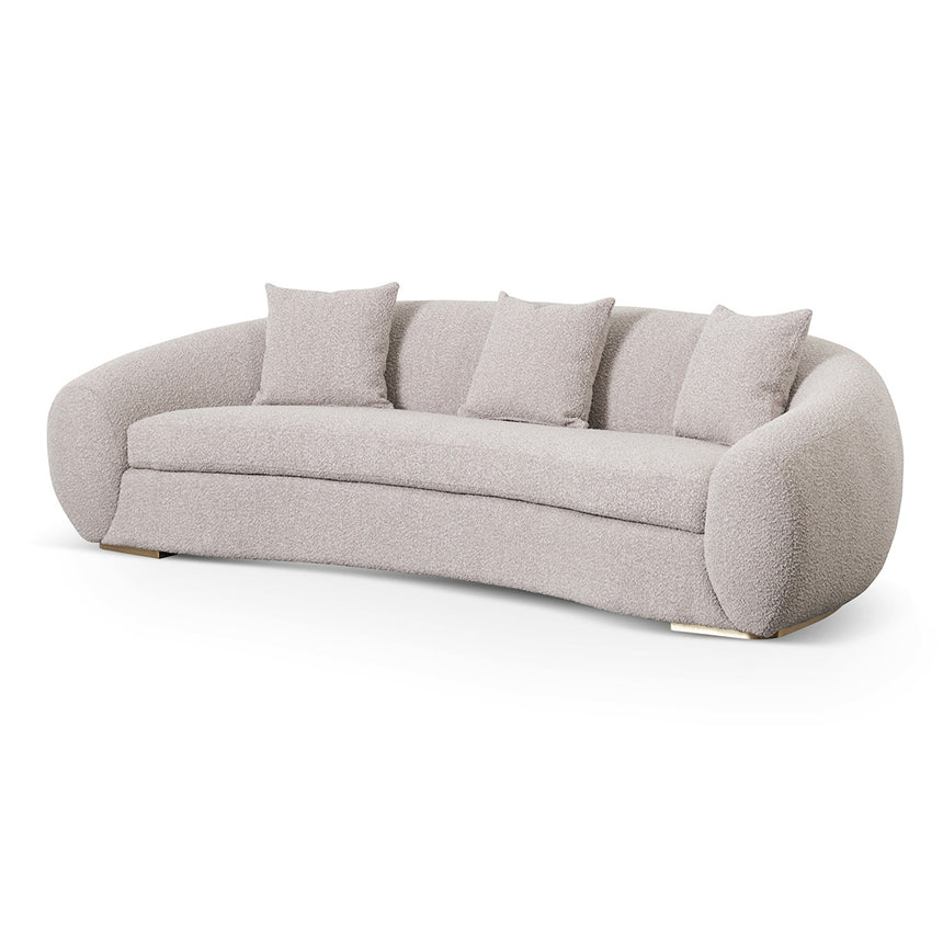 CLC8536-FS 3 Seater Sofa - Ash Grey Boucle