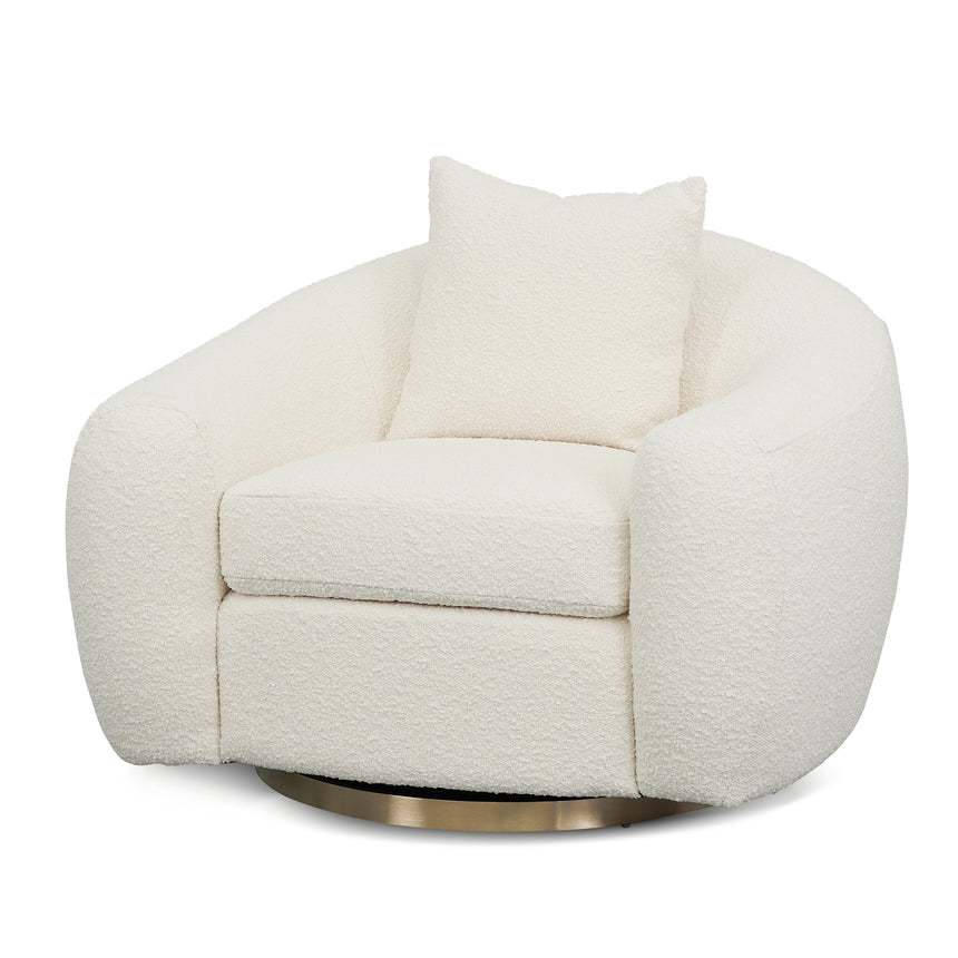 CLC8278-CA Armchair - Ivory White Boucle