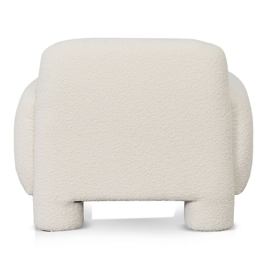 CLC8572-CA Armchair - Ivory White Boucle