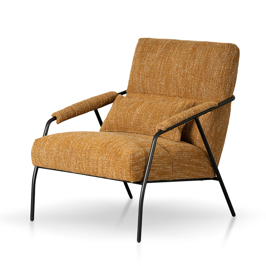 CLC8594-KSO Swivel Fabric Lounge Chair - Ginger Brown