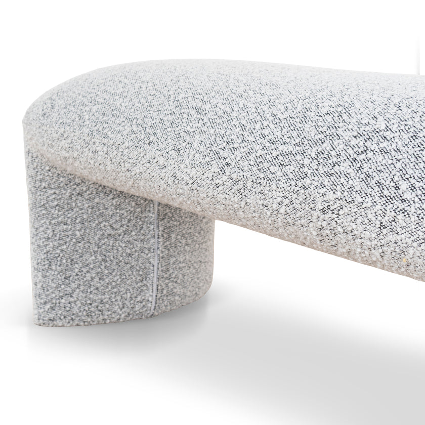 CLC8668-YY 1.5m Long Ottoman Bench - Pepper Boucle