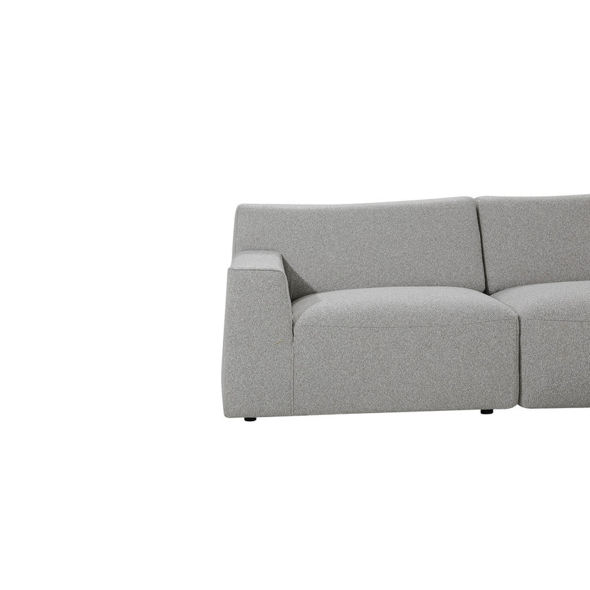 CLC8672-YY 3 Seater Right Chaise Sofa - Clay Grey