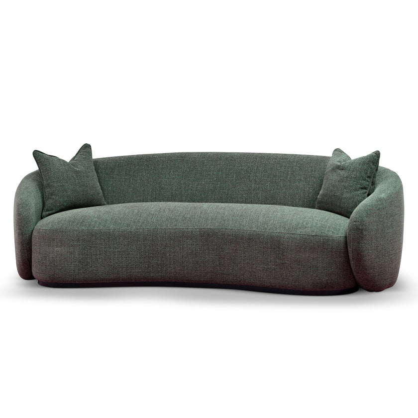 CLC8777-CA 3 Seater Fabric Sofa -  Moss Green