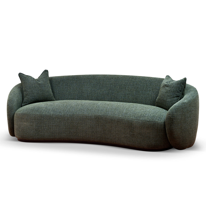 CLC8777-CA 3 Seater Fabric Sofa -  Moss Green