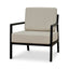 CLC8007-LJ Black Elm Armchair - Light Beige