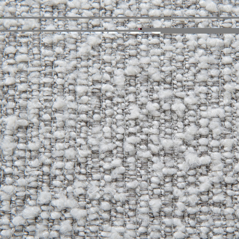 CLC8843-BS 3 Seater Fabric Sofa - Silver Grey Boucle