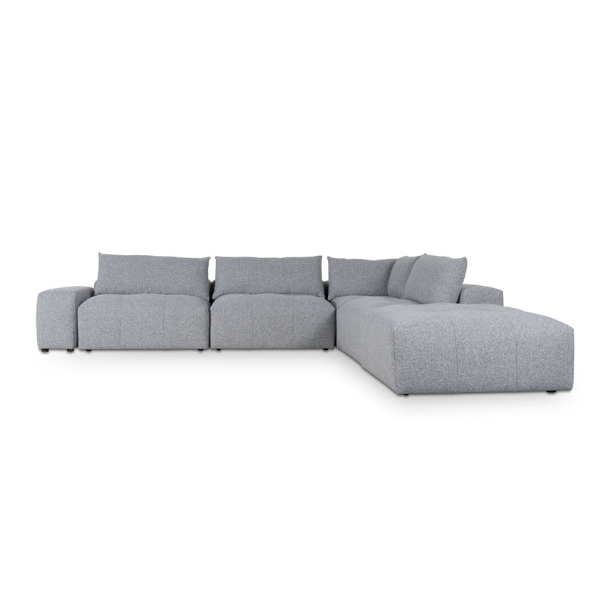 Ex Display - CLC8862-KSO Right Chaise Fabric Sofa - Glacier Grey