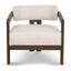 CLC8895-NI Walnut Armchair - Linen