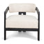 Ex Display - CLC8896-NI Black Armchair - Linen