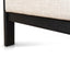Ex Display - CLC8896-NI Black Armchair - Linen