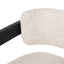 Ex Display - CLC8896-NI Black Armchair - Linen