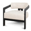 Ex Display - CLC8896-NI Black Armchair - Linen