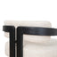 Ex Display - CLC8896-NI Black Armchair - Linen