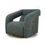 CLC8910-CA Swivel Armchair - Green Boucle