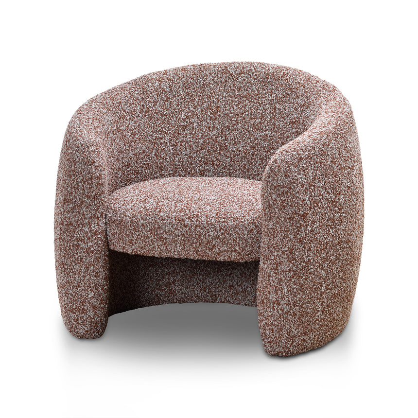 CLC8594-KSO Swivel Fabric Lounge Chair - Ginger Brown