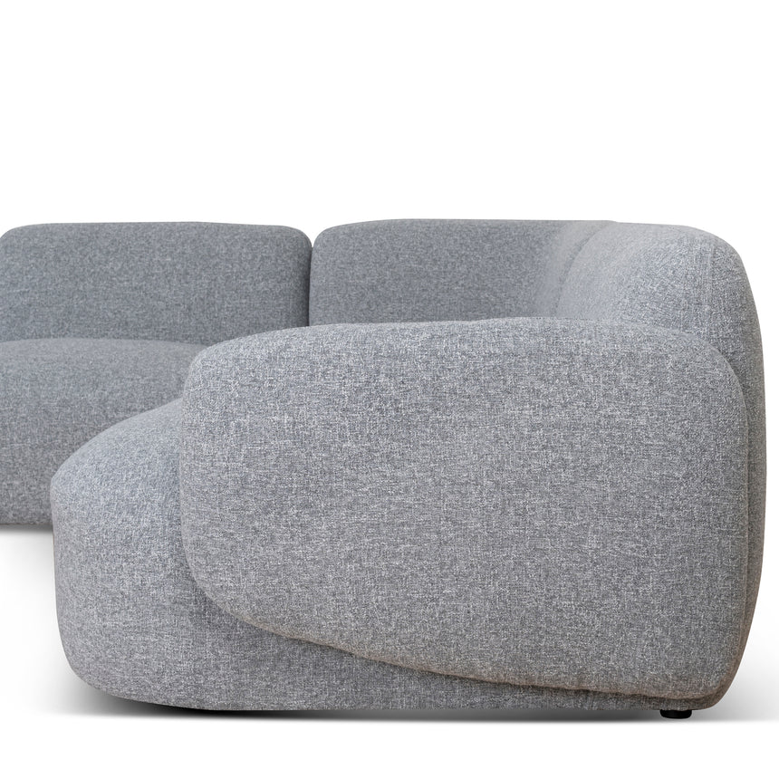 CLC8965-KSO Right Chaise Modular Sofa - Glacier Grey