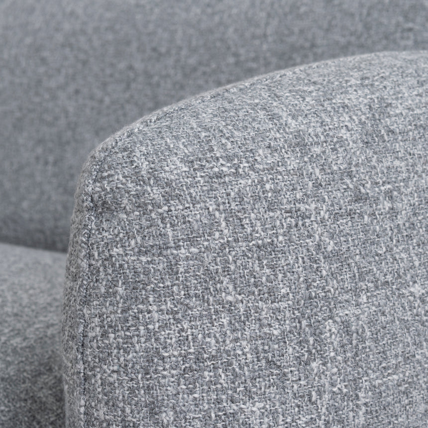 CLC8965-KSO Right Chaise Modular Sofa - Glacier Grey