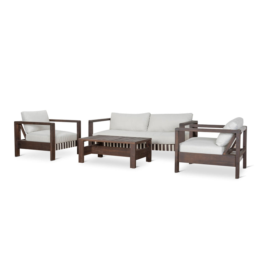 CLC10123-NI Natural Armchair - Bush Green