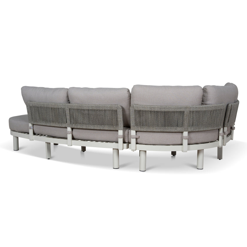 CLS12165-EM 2pcs Outdoor Corner Lounge Set - Light Brown