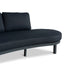 CLS12166-EM 2pcs Outdoor Corner Lounge Set - Royal Dark Grey