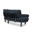 CLS12166-EM 2pcs Outdoor Corner Lounge Set - Royal Dark Grey