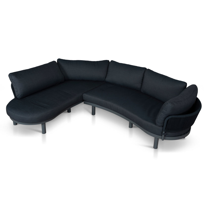 CLS12168-EM Outdoor Corner Sofa - Royal Dark Grey
